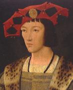 Jan Mostaert Portrait of Charles VIII Spain oil painting artist